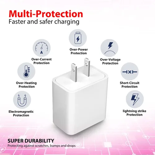 Miniatura 6 de Cargador adaptador de CA de 5 V y cable de carga USB tipo C de 5 pies compatible con Medela Freestyle Flex Swing Maxi Pump, Vtech RM5754 RM5764