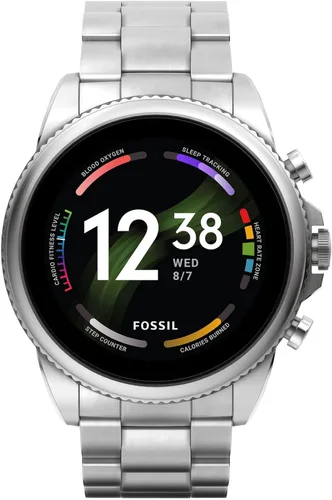 Fossil Gen 6 - Reloj inteligente con pantalla táctil de 1732in con Alexa integrado frecuencia cardíaca oxígeno en sangre seguimiento de actividad