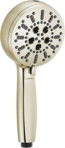Miniatura 11 de Delta Lumicoat Stainless 59584-SS-PR-PK - Cabezal de ducha de mano de níquel cepillado de 7 ajustes para montaje en pared con spray ProClean