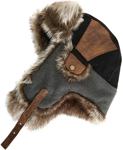 Miniatura 37 de Comhats Gran XL Trapper Trooper Caza Cálido Oído Solapa Rusia Ushanka Invierno Esquí Clima Frío Bombardero Sombreros para Hombres