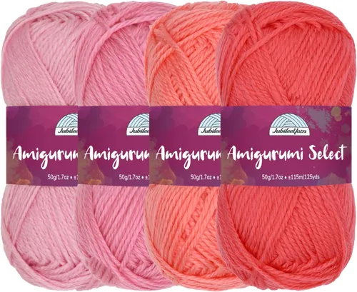 Miniatura 8 de JubileeYarn Amigurumi Select - Hilo de acrílico para bebé - Surtido de inspiración 83-4 madejas