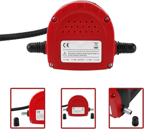 Miniatura 3 de YaeTek Motor de 12 V Excelente. Cambio de aceite. Diesel. Extractor. Pepenar transferencia de succión de la bomba.