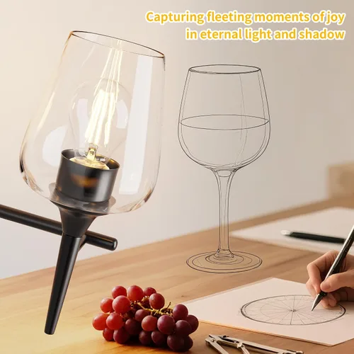 Miniatura 2 de Luz de Tocador Negra de 2 Luces Estilo Granja Moderno Lámpara de Baño con Pantallas en Forma de Copa de Vino para Espejo de 16 Pulgadas, Aplique
