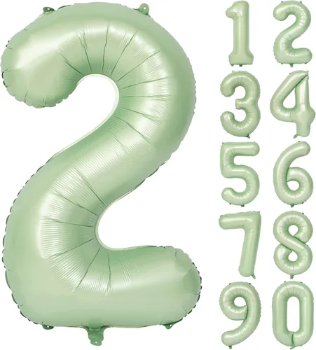 Miniatura 110 de Globos de helio de 40 pulgadas con dígitos dorados para fiesta de cumpleaños., Número 0, 40 pulgadas, número 0 oro 7