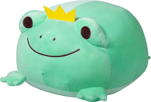 Miniatura 10 de Animal de peluche de rana súper suave, linda almohada de rana para acurrucar, adorable juguete de peluche de rana, regalo para niños pequeños, niñas