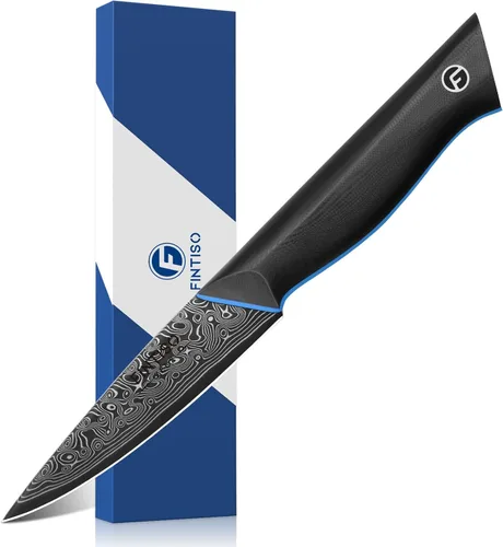 Miniatura 15 de Cuchillo de filete de 7 pulgadas, cuchillo para deshuesar carne ultra afilado en acero japonés de Damasco de 67 capas, cuchillos de pescado Cuchillo