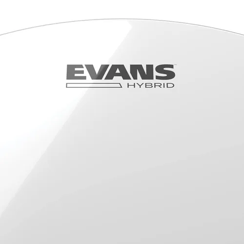 Miniatura 2 de Evans Hybrid Drumhead - Cabezal de Tambor Redoblante de Marcha Híbrido - Para Sensibilidad, Rango Dinámico - Mejora la Proyección, Durabilidad