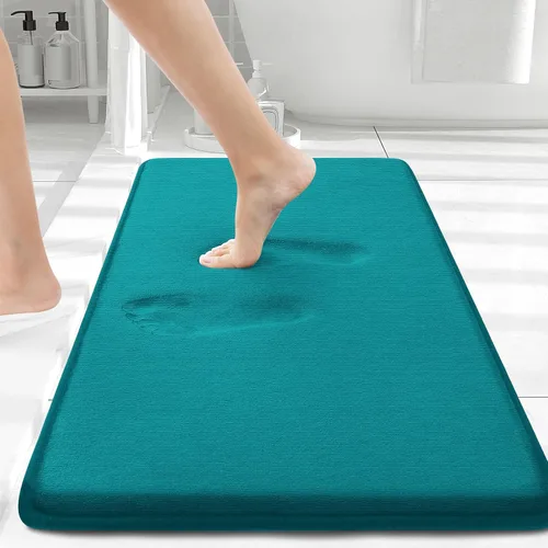 Miniatura 105 de Smiry Tapetes de Baño de Espuma Viscoelástica 36 x 24 pulgadas, Tapetes de Baño Extra Suaves y Absorbentes, Alfombra Antideslizante Lavable
