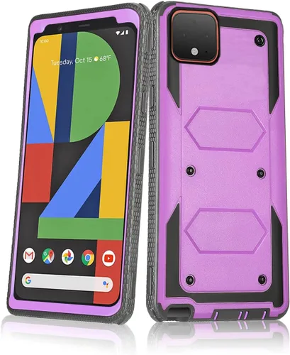 Miniatura 7 de Asuwish Funda para teléfono para Google Pixel 4 XL, híbrida, resistente, a prueba de golpes, a prueba de caídas, cuerpo completo, resistente, móvil