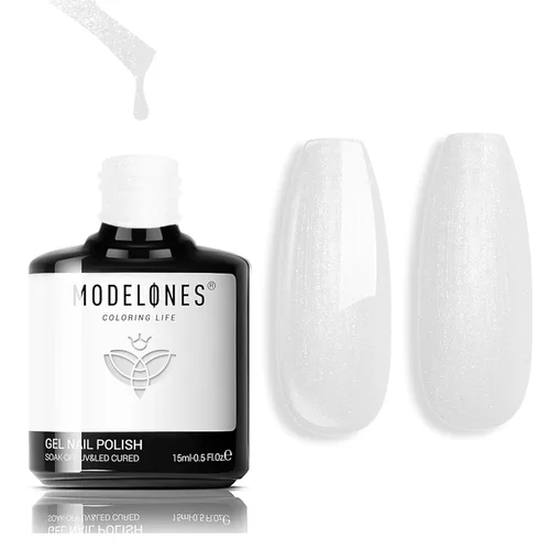 Miniatura 43 de Modelones Esmalte de uñas de gel ojo de gato arco iris con lentejuelas plateadas holográficas, esmalte de uñas de gel 9D con barra magnética, apto