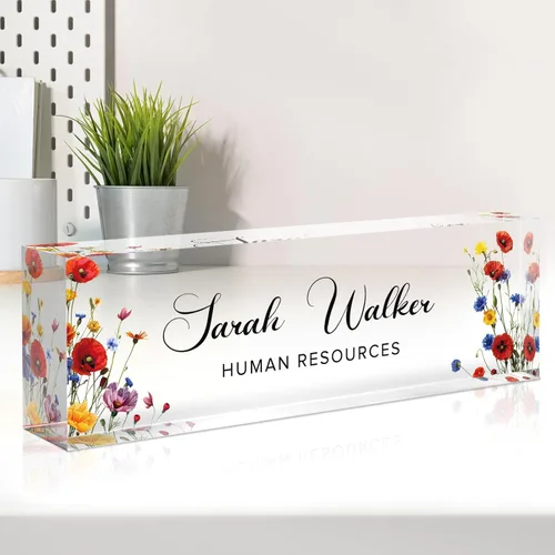 Miniatura 8 de Placa de nombre personalizada para escritorio, placa de nombre de escritorio personalizada, decoración de oficina para mujeres y hombres, accesorios