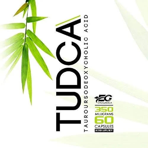 Miniatura 2 de TUDCA (350 mg x 60 unidades) por EVOGANICA - Ácido taursodesoxicólico