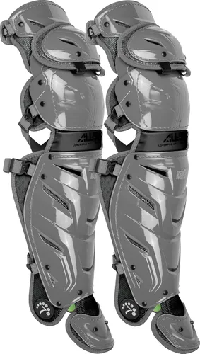 Miniatura 6 de All-Star Adult System 7 - Protector de piernas, recortado gris, corto de 15.5 pulgadas de longitud