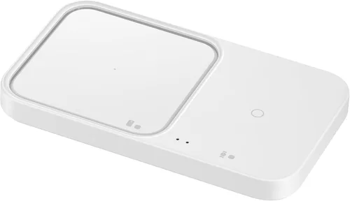 Miniatura 4 de Samsung Cargador inalámbrico oficial de 15 W Duo [2022] con adaptador de viaje, blanco
