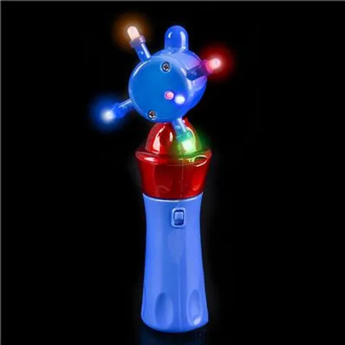Miniatura 6 de Varitas giratorias de orbiter con luz LED de 7 pulgadas (paquete de 2) 1 azul + 1 rojo. Baterías incluidas. Juguete giratorio para niños, niñas