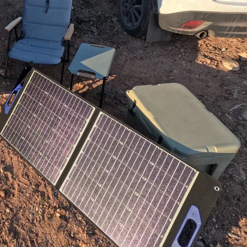 Miniatura 7 de Panel solar plegable portátil de 100 W - Tecnología Shade Stopper™, ETFE, USB-A y USB-C, compatible con la mayoría de estaciones de energía