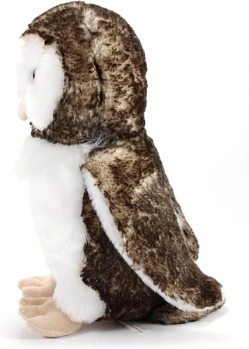 Miniatura 3 de The Petting Zoo Peluche de búho granero, regalos para niños, animales de granja Wild Onez, juguete de peluche de búho granero Zoologee de 12 pulgadas