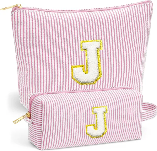 Miniatura 54 de Set de Bolsos de Maquillaje de Viaje - Bolso Inicial de Aseo de Viaje, Bolso de Cosméticos Portátil Bolso de Maquillaje de Viaje con Artículos Azul