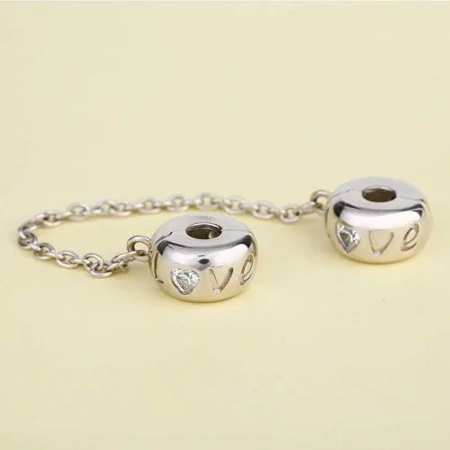 Miniatura 6 de GNOCE Pulsera de plata de ley 925 con colgante de calavera y cadena de seguridad con cierre (7.9)