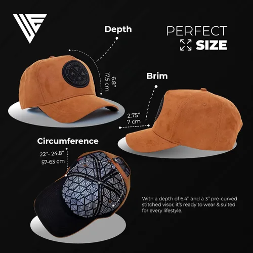 Miniatura 111 de Urban Effort Gorra trasera de malla, para hombres y mujeres, gorra de béisbol de 5 paneles, gran cierre a presión para caza y senderismo