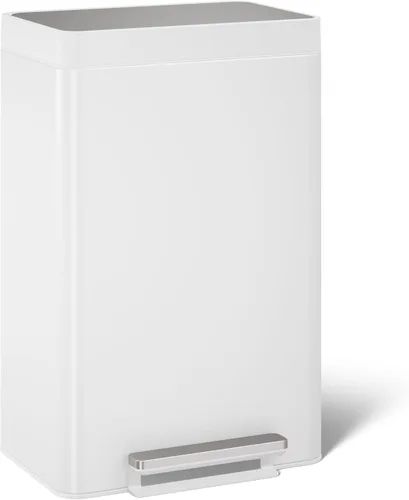 Miniatura 24 de KOHLER K-31315-BST - Bote de basura de dos compartimentos con tapa abierta de 22 litros, acero inoxidable negro
