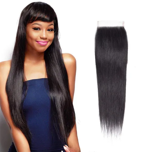 Miniatura 17 de Cabello humano lacio con cierre de encaje 4x4, cierre de encaje HD, 14 pulgadas, cabello virgen brasileño sin procesar, cierre de parte libre