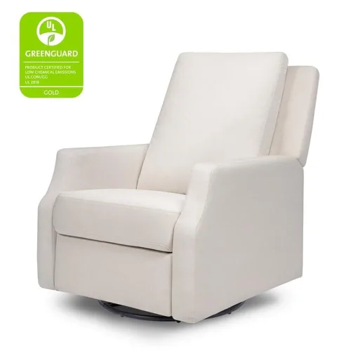 Miniatura 8 de Namesake Crewe Glider - Silla reclinable para guardería – GREENGUARD Gold & Certi-PUR certificado US – Mecedora deslizante para guardería y sala