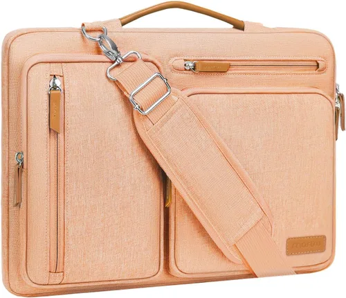 Miniatura 17 de MOSISO Bolsa de hombro protectora 360 para laptop, bolsas de computadora de 15-15.6 pulgadas compatibles con MacBook Pro de 16 pulgadas, HP, Dell