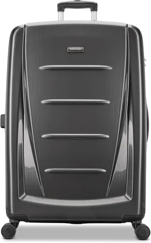 Miniatura 9 de Samsonite Winfield 2 Equipaje rígido con ruedas giratorias, Carbón vegetal, Grande de 28 pulgadas, a cuadros