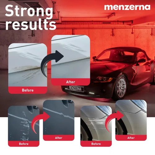 Miniatura 7 de Menzerna Kit para Eliminar Arañazos y Marcas I Juego de Pulido para Coche con Menzerna Corte Pesado 400 y Almohadilla de Pulido de 3,5 Pulgadas I