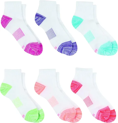 Miniatura 3 de Hanes Calcetines de tobillo ligeros y transpirables para mujer, paquete con 6 pares