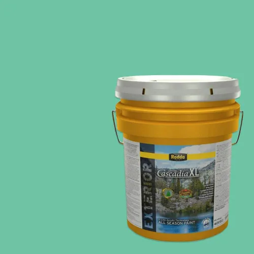 Miniatura 150 de Rodda Paint CASCADIA XL - Pintura satinada exterior e imprimación en uno, 1 galón, hoja de aloe