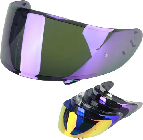 Visera de casco de motocicleta para RF-1200 de repuesto, visera tintada para casco de motocicleta compatible con RF-1200 CWR-1 X14 Z7 X-Spirit