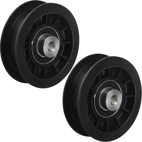 Miniatura 9 de Karbay 539110311 Reemplazo de polea tensora plana (3/8 pulgadas de diámetro interior y 3-1/2 pulgadas de diámetro) compatible con Husqvarna Cu-b