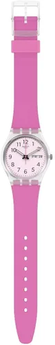 Miniatura 2 de Swatch Gent - Correa de cuarzo estándar bio-source, color rosa, 16 reloj casual (modelo GE724)