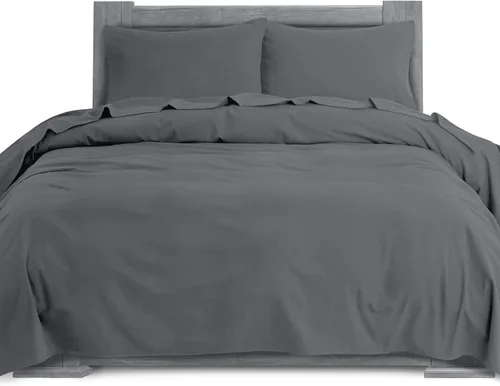 Miniatura 14 de Elegant Comfort Juego de sábanas suaves de franela de 100 % algodón turco, 4 piezas, calidad premium, sábana bajera con bolsillo profundo, ultra