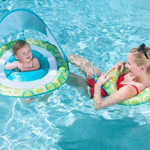 Miniatura 3 de SwimWays Baby Spring Float Mommy and Me with Canopy