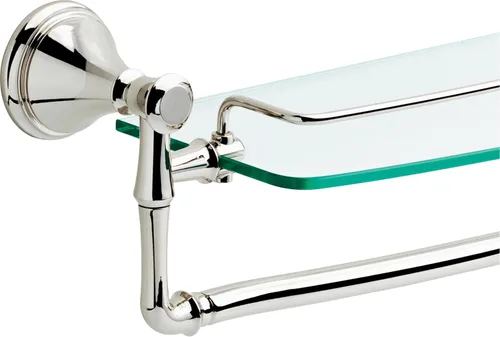 Miniatura 4 de Delta Faucet Cassidy. Estante de vidrio con barra, de 24 pulgadas., 79710-PN