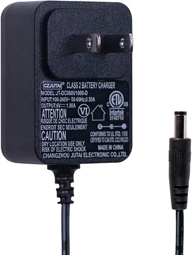 Cargador de batería de 6 voltios para niños Paseo eléctrico en juguetes Adaptador de corriente de batería