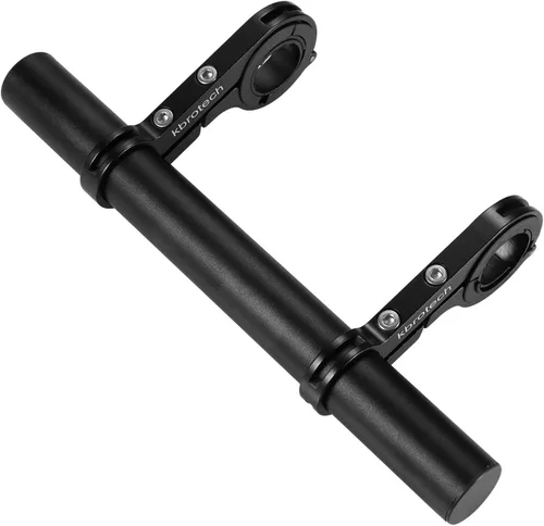 Miniatura 2 de Extensor de manillar de bicicleta, extensión de manillar doble, soporte de montaje de fibra de carbono con soporte de aleación de aluminio, ahorro