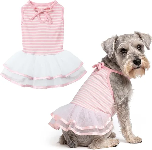 Miniatura 20 de Parisian Pet Chambray - Vestido para perro - Ligero sin mangas para perro, niña, talla XS Chambray en general