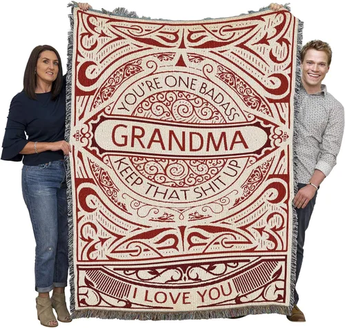 Miniatura 19 de Pure Country Weavers - Cobija con flecos de algodón, tejida, 72 x 54