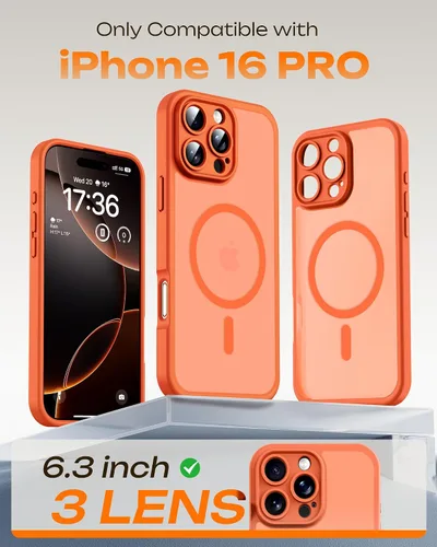 Miniatura 578 de TOCOL Funda para iPhone 11, compatible con Magsafe, protección completa de cámara, imanes integrados, protección contra caídas, funda translúcida