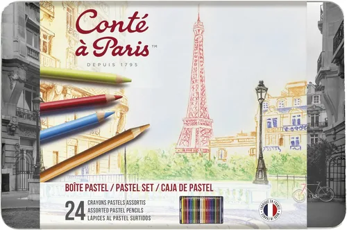 Conté à Paris Lápices Pastel de 24 colores variados