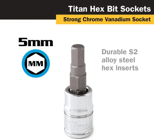 Miniatura 2 de Titan 15605 1/4-Inch Drive x 0.197 in Hex Bit Socket