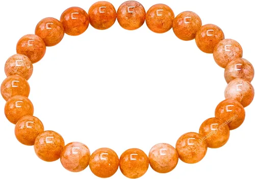Miniatura 614 de Amazing Gemstone Pulsera de cristal para mujeres y hombres, pulsera de cristal curativo de protección, pulsera elástica con cuentas de piedras
