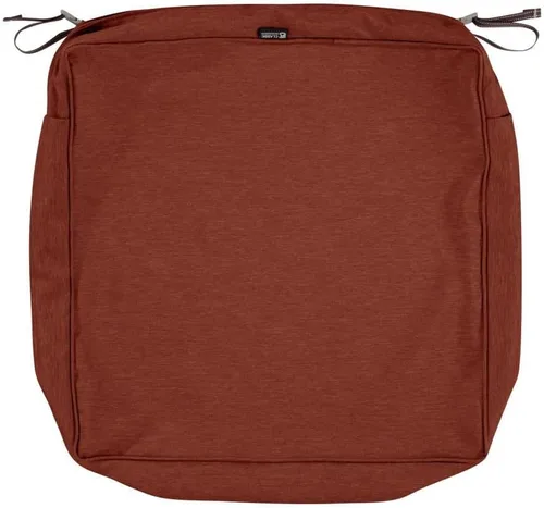 Miniatura 22 de Classic Accessories Montlake - Funda de cojín cuadrada resistente al agua de 23 x 23 x 5 pulgadas, para asiento de exterior, funda de cojín