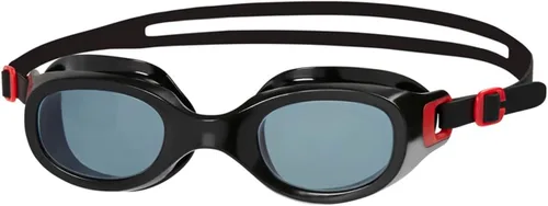 Speedo Gafas clásicas Futura unisex, rojo/ahumado, talla única