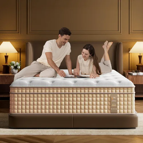 Miniatura 9 de BedStory Colchón de tamaño King, colchones híbridos firmes de 12 pulgadas en una caja con gel refrescante y resortes ensacables para aliviar