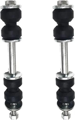Miniatura 41 de 2 paquetes de kit de enlace de barra estabilizadora Compatible con Jeep TJ 1997-2006, enlace de barra antivuelco delantera Compatible con Jeep